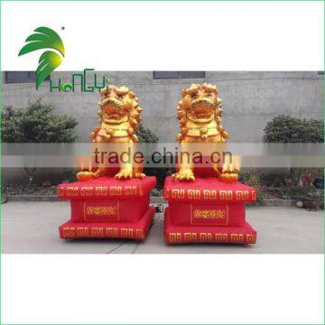 Inflatable Cartoon golden Lion Inflatable Lion Model Decoration Inflatable Arch Model