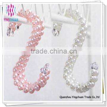 S shape fashion pearl hanger