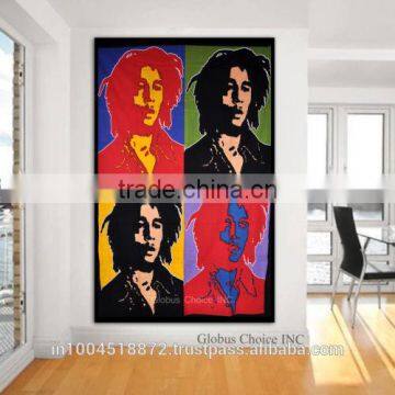 Bob Marley Four Face Tapestry