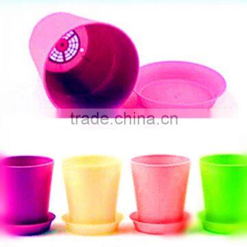 Customized plastic flowerpot,made in China