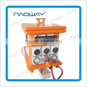 NADWAY industrial distribution board with switched sockets