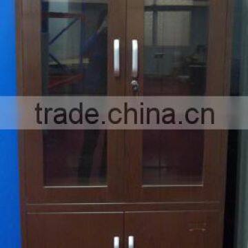 High Glass Office Steel Storage Cabinet Office/kitchen/living Cupboard Furniture photo-6