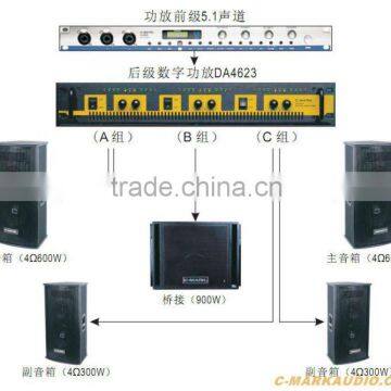 Newest multi-channel digital amplifier DA4600