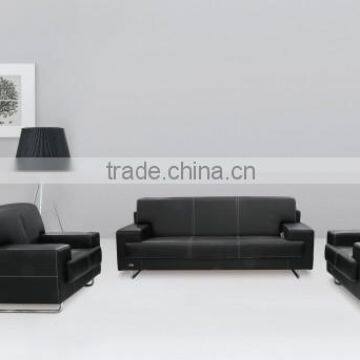 Genuine Cow Leather Salon Sofa Big Corner Chinese Furniture Import photo-1