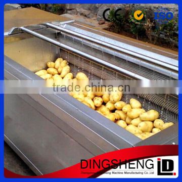 High productivity potato cleaning and peeling equipment