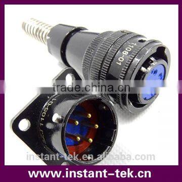 FQ14 multi pin male bulkhead electrical waterproof connector