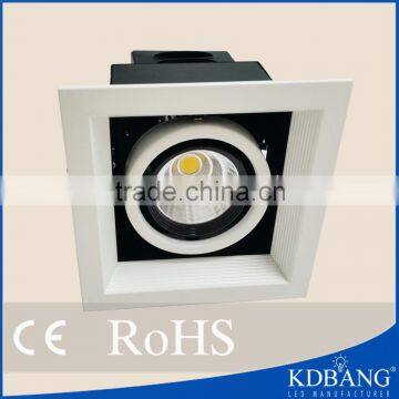 Recessed ceiling light 10w cob 4000k grille light led