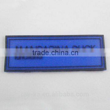 silicone garment label