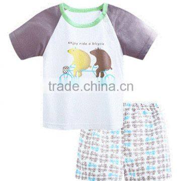 2016 Boys Summer Cotton 2 Pcs Set photo-2