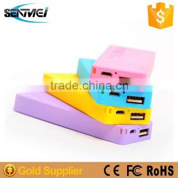 china bulk cheap slim power bank 2800mah with keychain