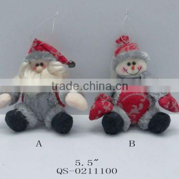 Santa snowman ornaments 2012 christmas gift