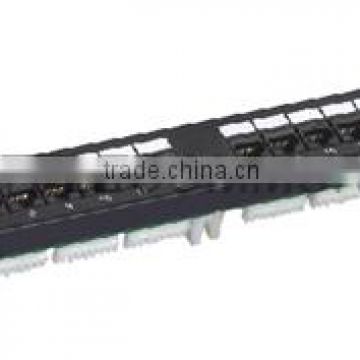 24 ports Cat5e 2*12 patch panel with Dual IDC