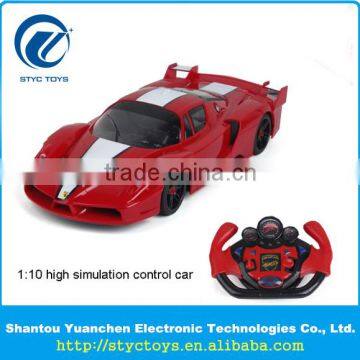 New 1:10 high simulation model gravity sensor control rc racing car with music