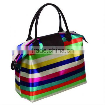 Foldable canvas shopping bag