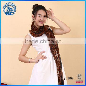 Fashion Leopard Print Cotton Scarf Long Scarf