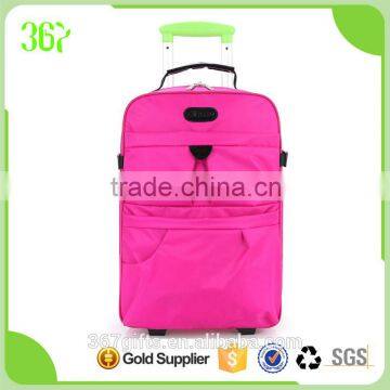 Multicolour Durable Polyester Travelling Bags Teenager Outdoor Trolley Bag for Girls