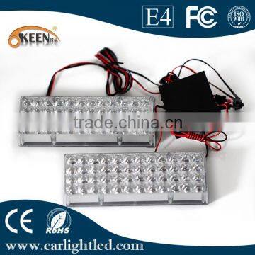 Good Quality 12V 8W Police Lamp Led Flash Light Red Blue Color Warning Light With Controller Box photo-2