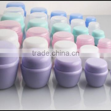 oem double wall cream jars eco cream jars cosmetic packaging plastic jar inside