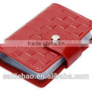 high quality genuine/PVC/pu business name card holder