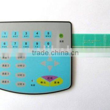 Electronic membrane switch keypad