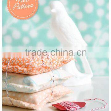 Chinese manufacturer Making beautiful cotton/linen/fabric scented embroidery sachet