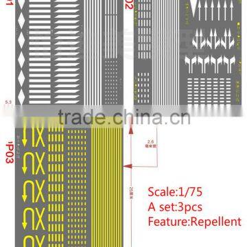 3d A4 model street paper in DIY building model materials