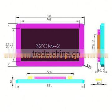 26 inch stand lcd touch pc table with touch screen
