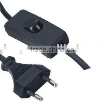 Power cord with switch