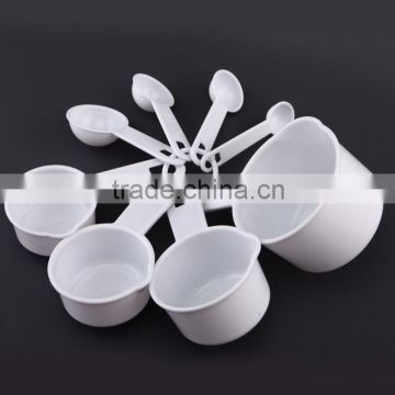 Passed FDA or LFGB good quality plastic measuring cup and spoon set