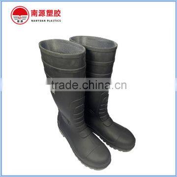 Black PVC Steel Toe Wellinton Boots for Industry or Heavywork