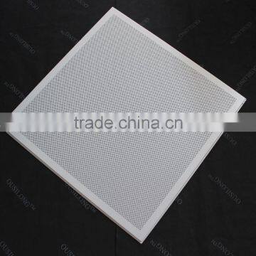 Customized Flat Perforated Panel Metal Ceiling Suspended Ceiling Board Aluminum Lay In Ceiling