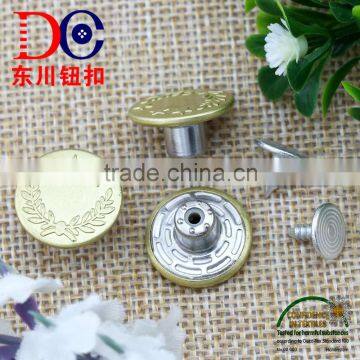 17 MM Metal Star Cap Button Jeans Shirts Button Coat Button