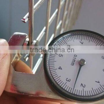 PVC coated / galvanized 1x1 welded wire mesh