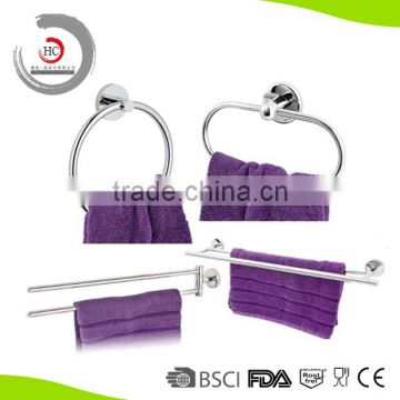 Amazon Hot Selling Bathroom Accessories Towel Ring Towel Hook Bathroom Set