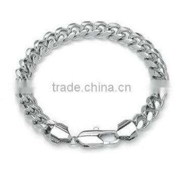 Men's Curb-Link Chain Bracelet stainless steel jewellery made in China