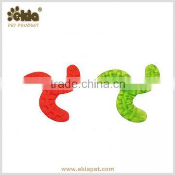 Ekia Pet Product Wholesale TPR Dog Boomerang Toy