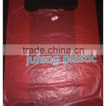 HDPE T-shirt plastic bag 25+12x42cm, 9mic