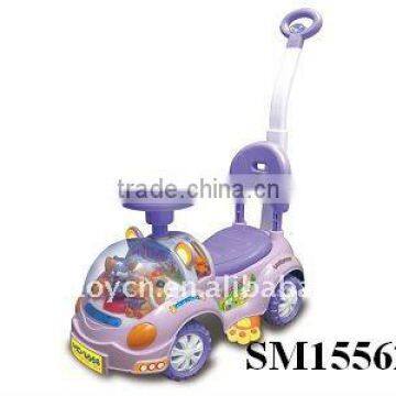 baby push car with music,light and BB call