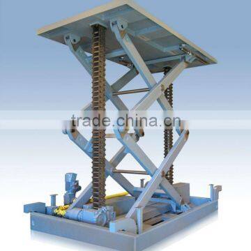 fixed hydraulic scissor lift table