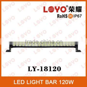 Hot sale 10-30v 24 inch 7200LM 24 volt led light bar, cheap led light bar 120w