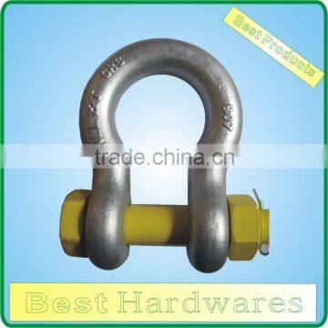 AS2741 WLL0.33T~150T Bow shackle with safety pin