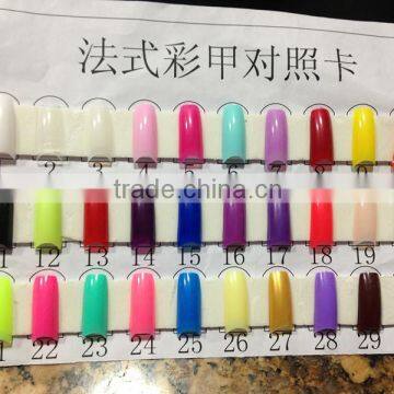 100PCS French False Nail Tips w/ Case 29Colors for Your Choice HN1181