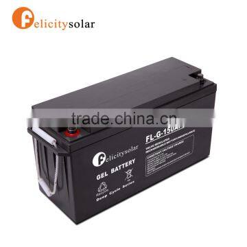 Long Lifespan 12v 150ah Solar Battery Batteries Solar Gel Battery photo-2