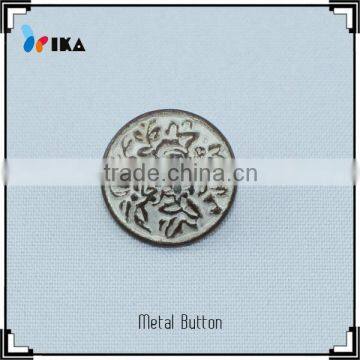 look old custom metal flowers buttons for clothes