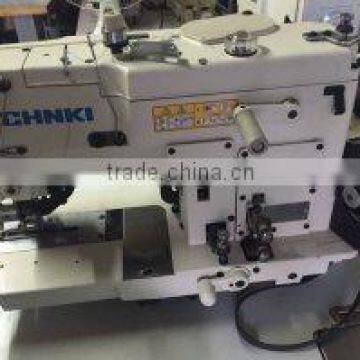Used M-781lockstitch Straight Button Holing Industrial Sewing Machine