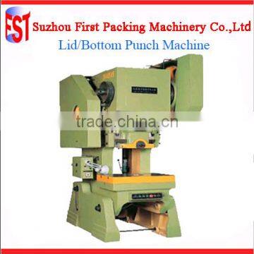 Punch press machine for can making