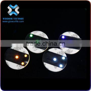 Gifts for the Blind China Wholesale Advertisement Gifts 3 Flash Modes Led LightingUV Light Sticker Coaster,led Sticker photo-2