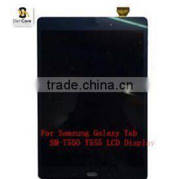 9.7'' Black For Samsung Galaxy Tab SM-T550 T555 LCD Display Monitor Touch Screen Digitizer Glass Sensor Replacement Assembly
