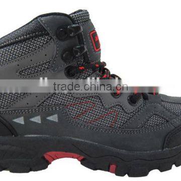 China factory customize waterproof hiking shoes men , mountain outdoor climbing shoes , men outdoor trekking shoes