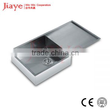 Stainless steel handmade sink/Inox hand glazed sink JY-8650L